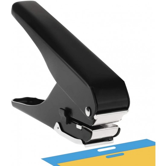 1 Hole Punch Hole Puncher For Pvc Plastic Board, Hard Paper, Card