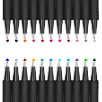 MyLifeUNIT Fineliner Pens, Fine Point Colored Pens for Drawing Journaling and Note-Taking, Planner Pen 22 Assorted Colors